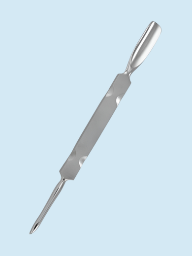 Double-Ended Stainless Steel Curette with Blade