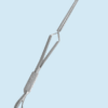 Stainless Steel Forceps with Curette Tip