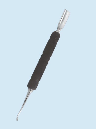 Double-Ended Stainless Steel Curette with Pointed Tip