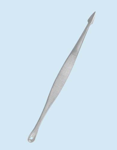 Double-Ended Stainless Steel Spoon Curette