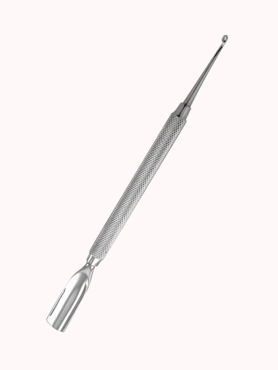 Stainless Steel Dual-Ended Nail Tool for Cuticle Care and Cleaning