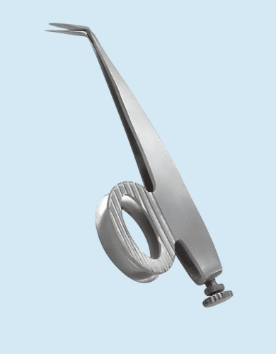 Stainless Steel Single-Ring Nail Scissors with Curved Blade for Grooming