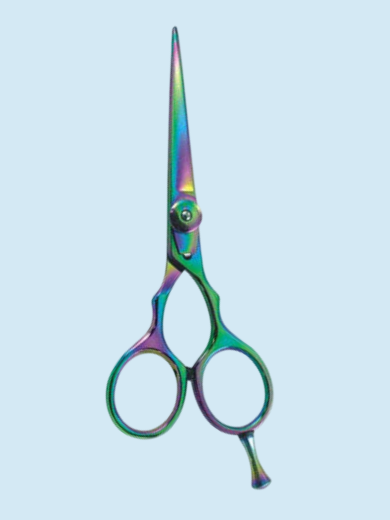 Iridescent Rainbow Professional Hair Scissors