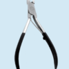 Professional Stainless Steel Cuticle Nipper With Black Comfortable Grip