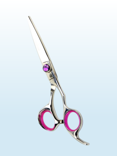 Professional Hairdressing Scissors with Purple Accent